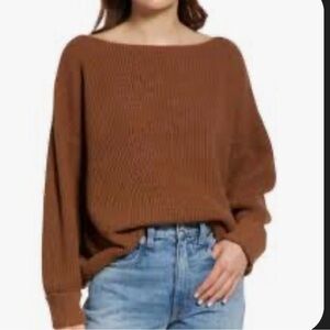 French Connection Tan Cotton Sweater